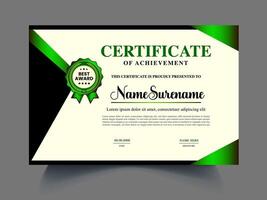Certificate Design idea vector