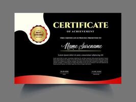 update Certificate Template vector