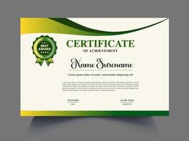 Certificate Design concept vector
