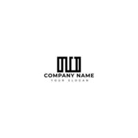 Modern Letter NO logo design template vector