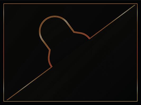 dark black Luxury background design with golden lines for banner, wallpaper cover design