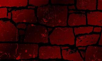 Textures of stone walls background. masonry from rock bricks and blocks, ancient building exterior. dark red wall. vector
