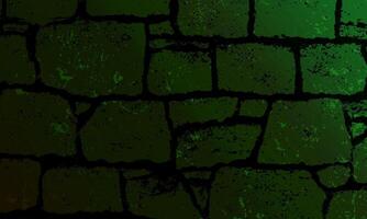 Textures of stone walls background. masonry from rock bricks and blocks, ancient building exterior. dark green wall. cartoon stone. vector