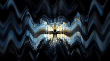 Wavy Vibrant Abstract Background Digital Rendering video