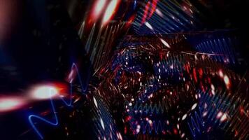 Abstract Glitter Tunnel Background Digital Rendering video