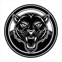 Panther Circle Log vector