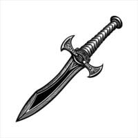 Sword ancient weapon vector