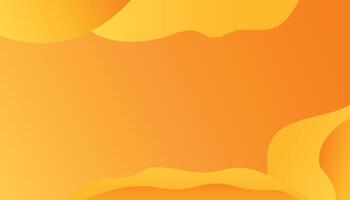 Yellow Abstract Background Fluid Wavy Trendy shapes vector