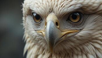 Close Up Of An Eagle Head And Face photo