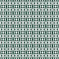Green-white abstract pattern creating an infinite decor vector