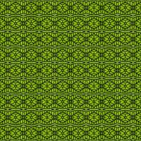 Dynamic green multi-hued seamless background with flowing ornamental vector