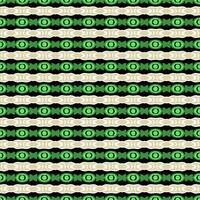 Harmonious blend of green colors pattern vector