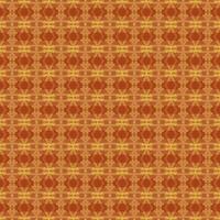 Brown and yellow abstract pattern creating an infinite decor vector