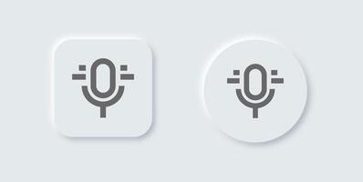 Microphone icon illustration vector