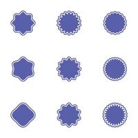 Retro primitive elements abstract shapes geometric elements vector