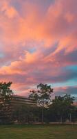 A colorful sky with clouds photo
