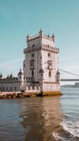 The belm tower in lisbon, portugal photo