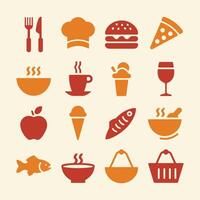 Food and Drink Icons Minimal and Versatile Style vector