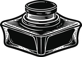 ink bottle design. vector