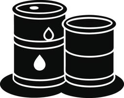oil-barrel-icons art design. vector