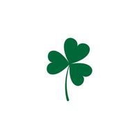 Three Leaf Clover icon Stock Image. vector