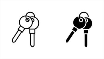 Key icon set.. vector