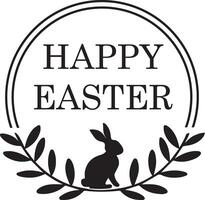 happy easter illustration vector
