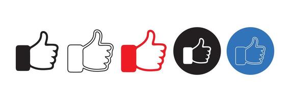 Like modern icon collection vector