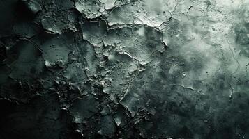 A textured surface with cracks and variations in tone, evoking a sense of depth and age. photo