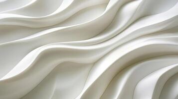 A smooth, flowing white surface with gentle curves, creating a modern, elegant aesthetic. photo