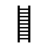 A black and white ladder icon on a white background vector
