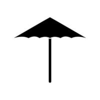 An umbrella icon on white background vector