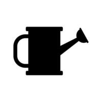 A watering can icon on a background vector