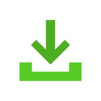 Download icon on a background vector