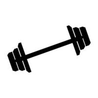 Dumbbell icon on white background vector