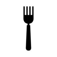 Fork icon illustration on background vector