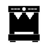 Coffee machine icon illustration on a background vector