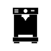 Coffee machine icon illustration on background vector