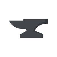 Anvil icon on white background vector