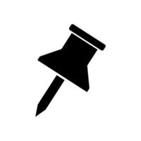 A black and white icon of a screwdriver on a white background vector