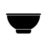 Bowl icon illustration on background vector