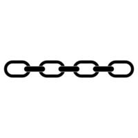 A black and white image of a chain link vector