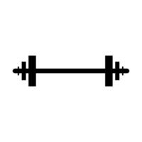 A barbell icon on background vector