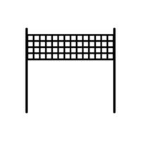 Illustration of a tennis net vector