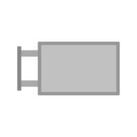 A battery is shown on a white background vector