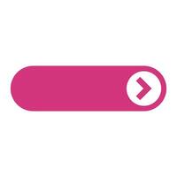 A pink button with an arrow pointing to the left vector