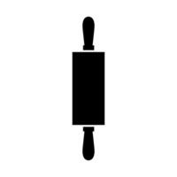 A rolling pin icon isolated on a white background vector