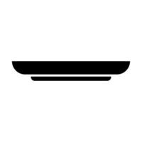 Plate icon illustration on white background vector