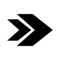 Arrow icon on a background vector