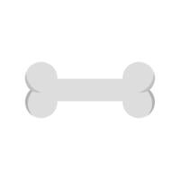 A bone bone on a white background vector
